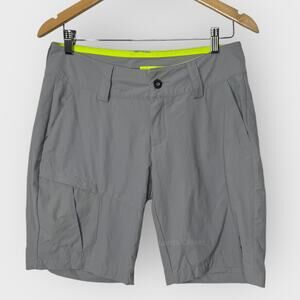 Helly Hansen Women's Gray Shorts with Neon Yellow Trim